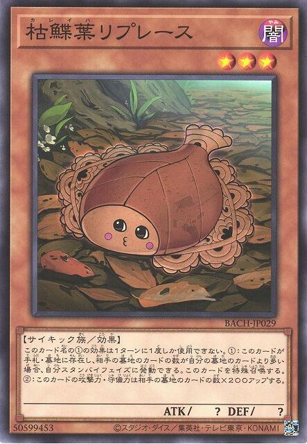 枯鰈葉置換蕾絲