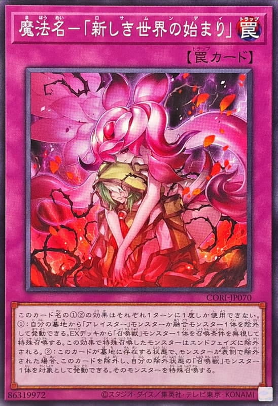 魔法名-「新世界的伊始」